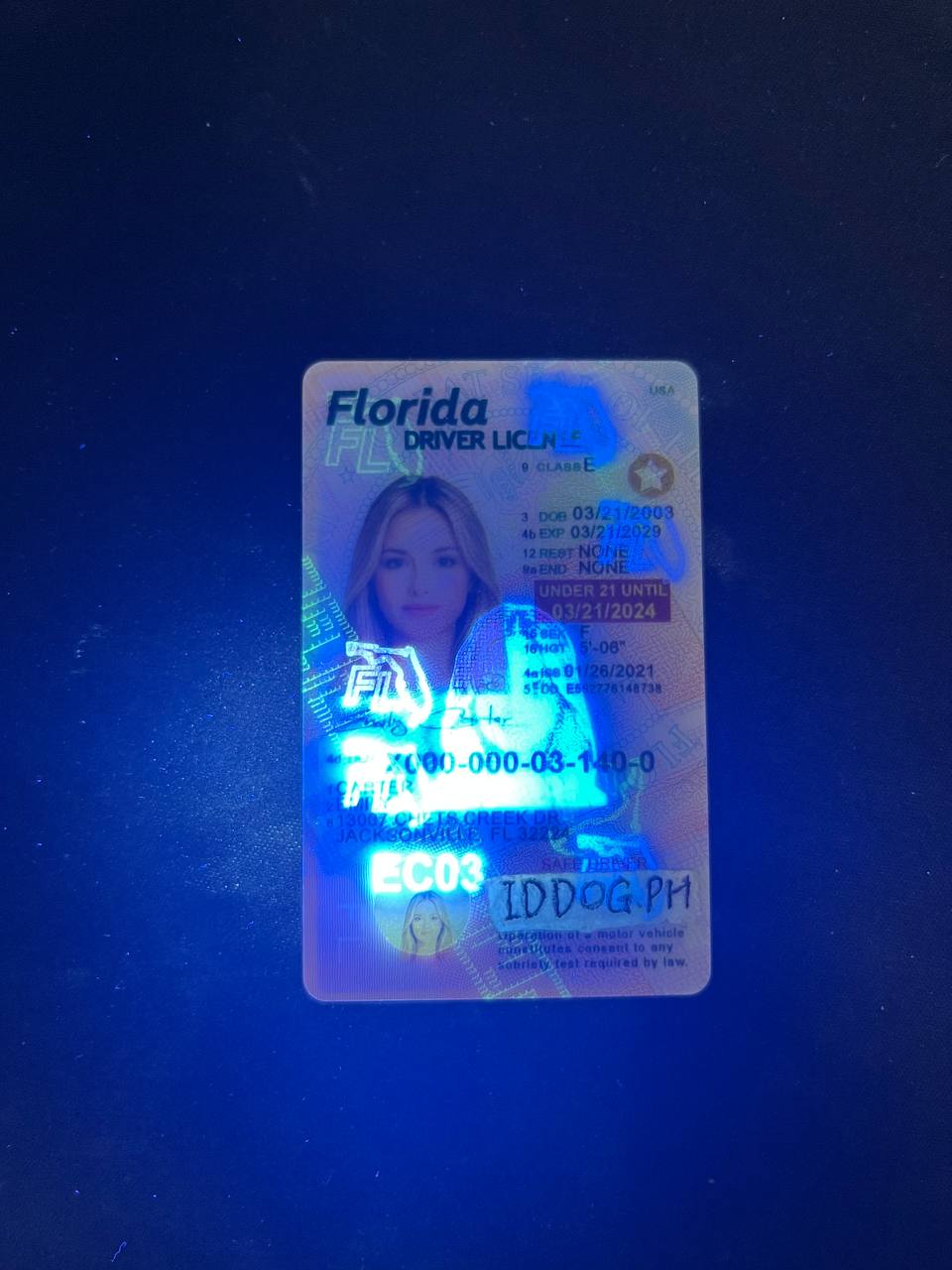 Florida-2(U21) Fake ID