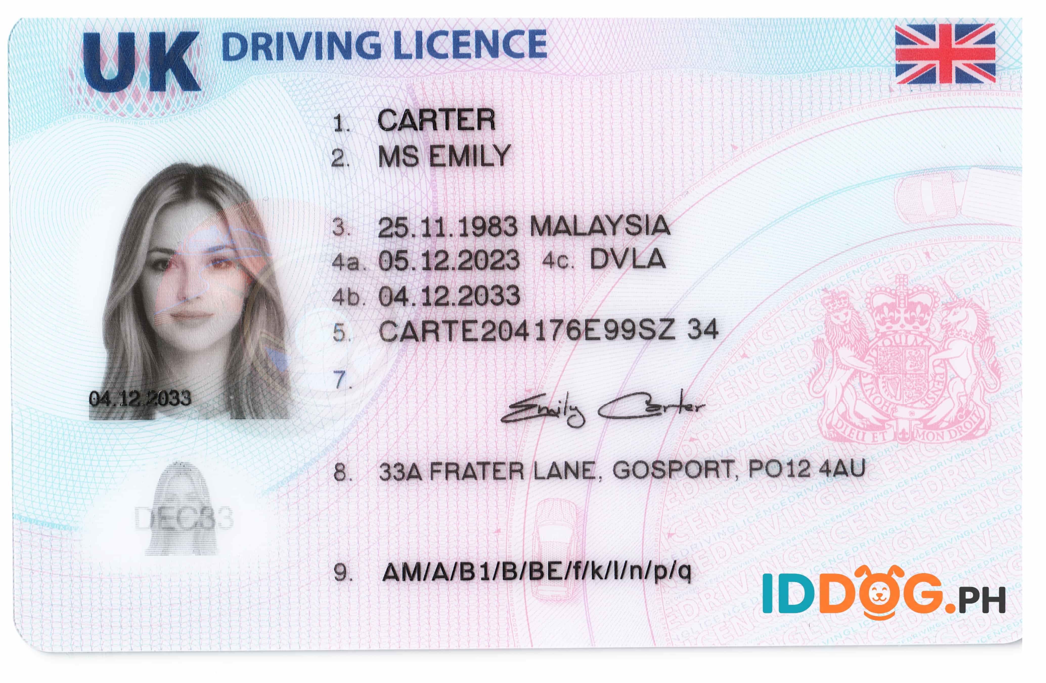United Kingdom (UK) Fake ID