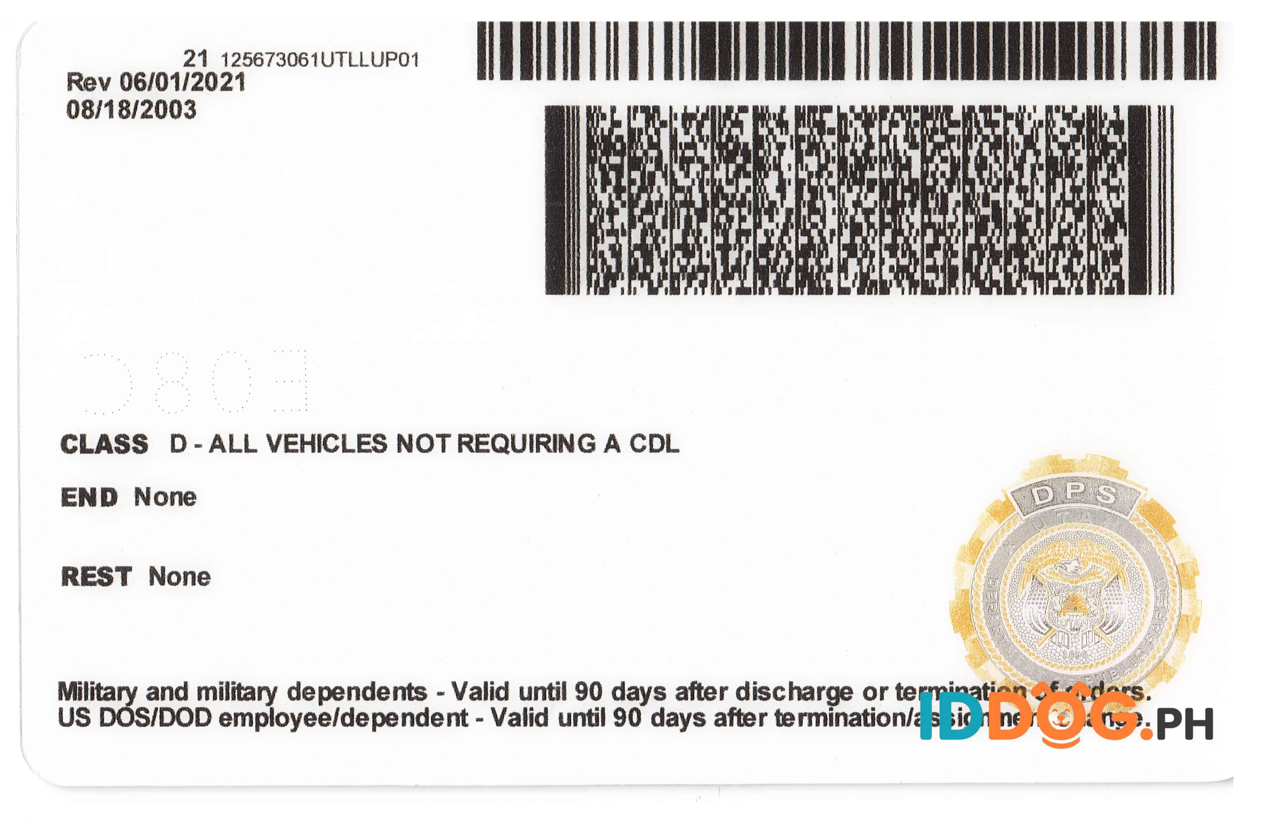 Utah Fake ID-(NEW)