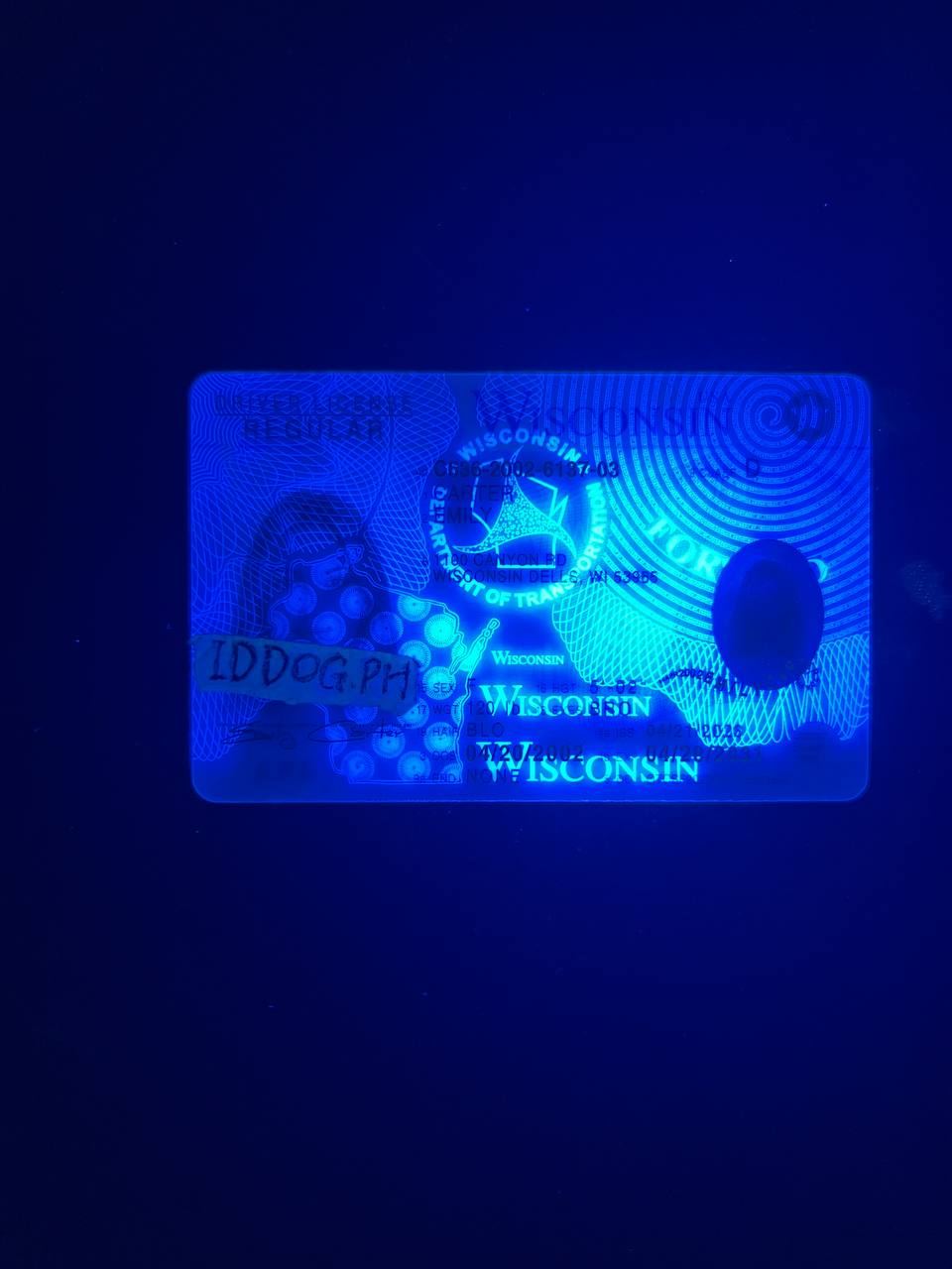 Wisconsin-2(O21) Fake ID