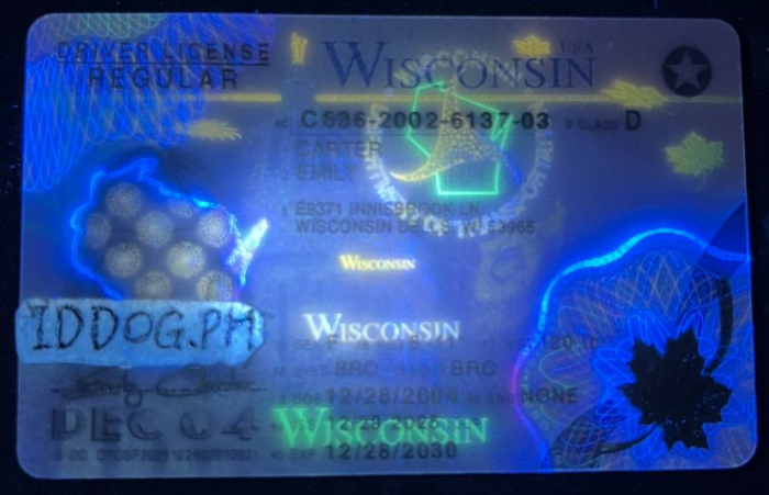 Wisconsin Fake ID-(NEW)
