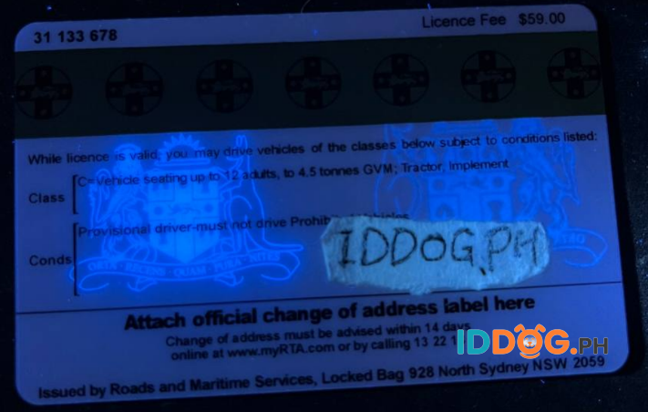 New South Wales Fake ID