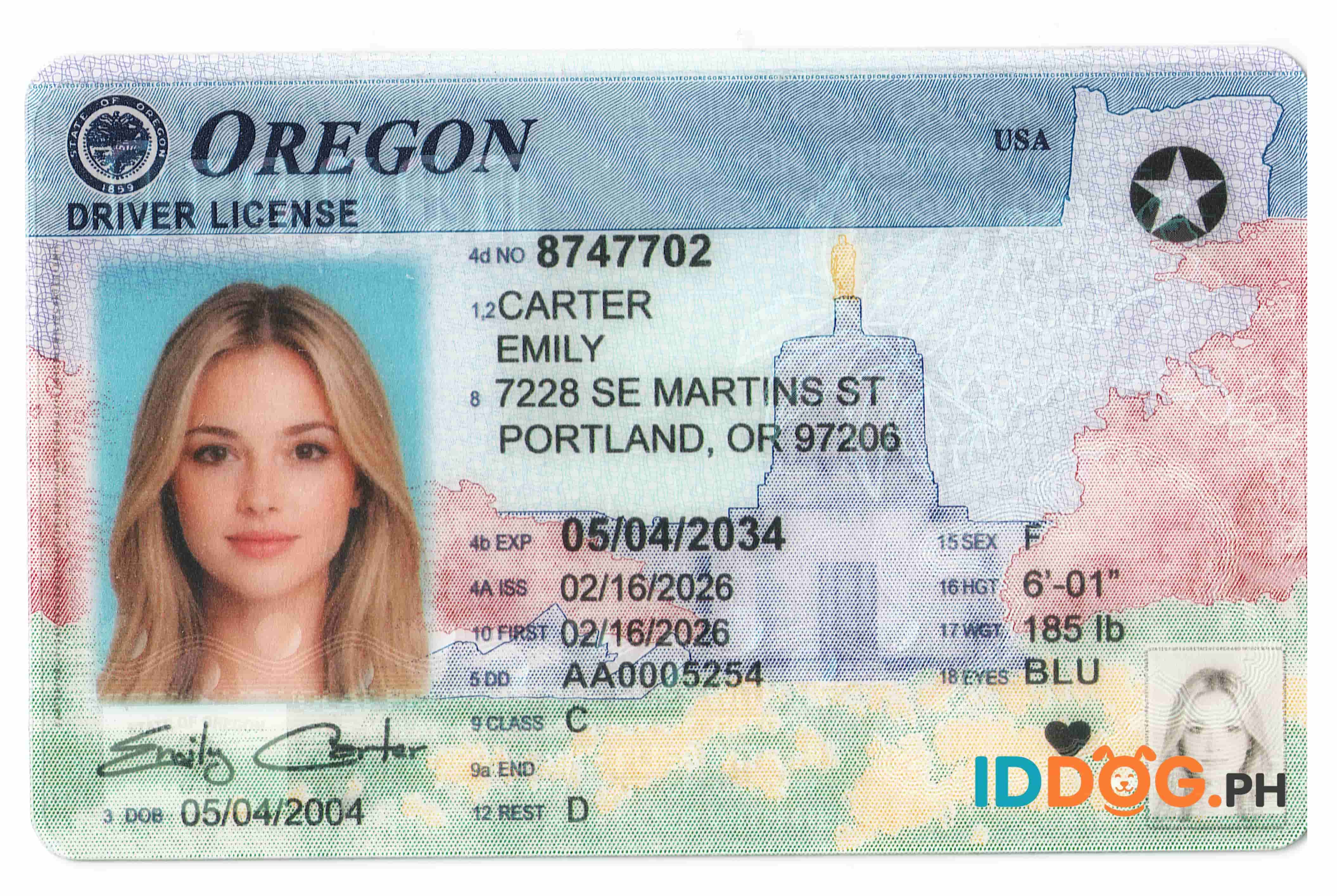 Oregon Fake ID