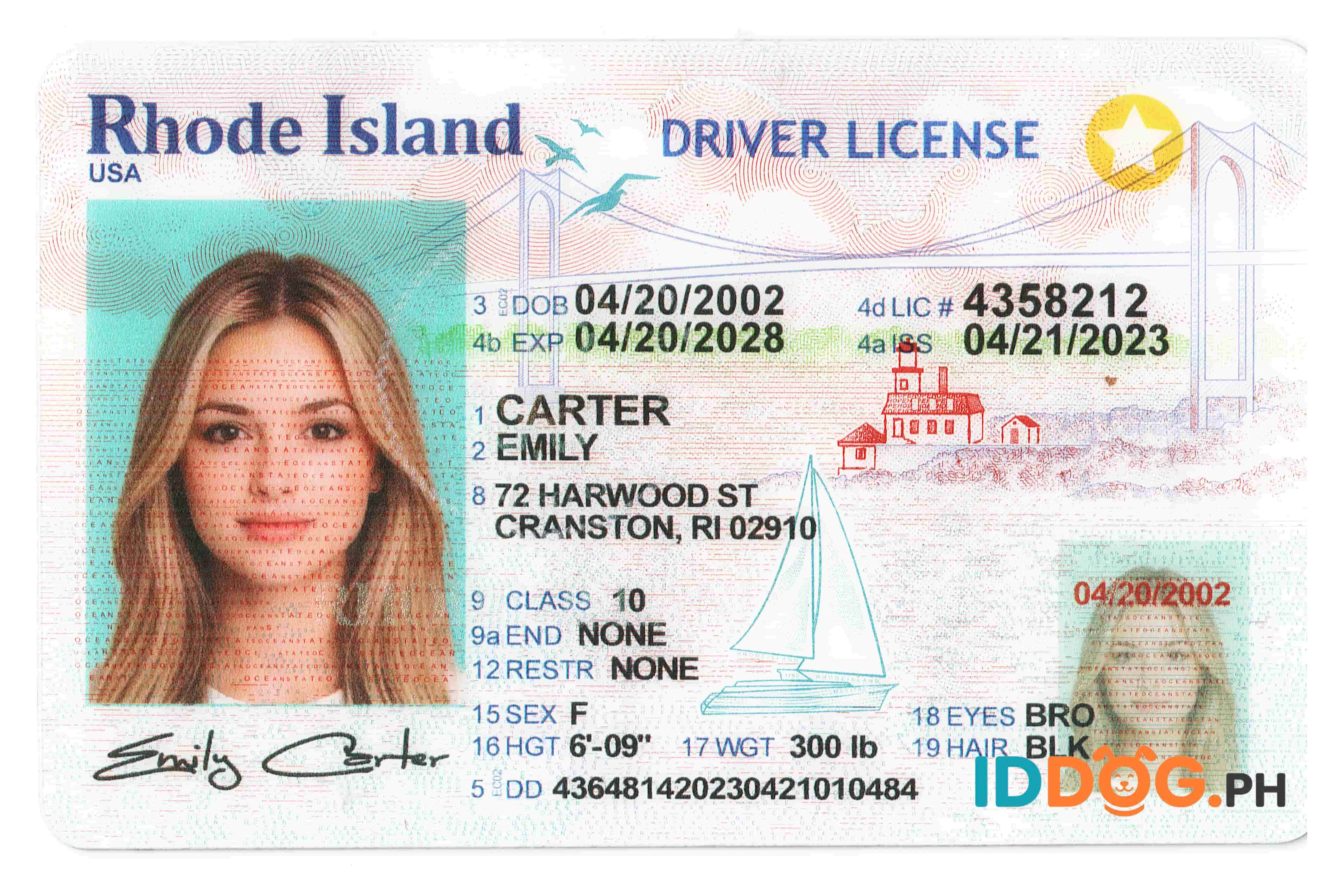 Rhode Island Fake ID
