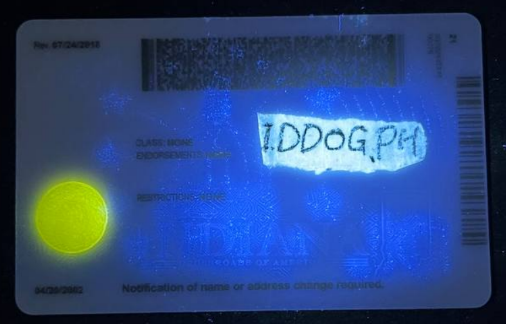 Indiana Fake ID