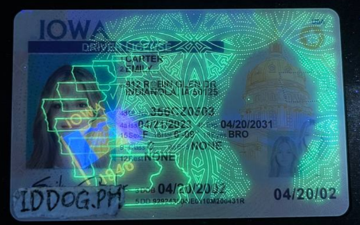 Iowa Fake ID