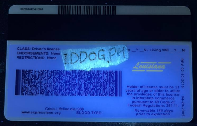 Louisiana (NEW) Fake ID